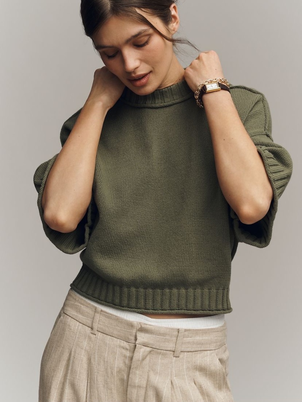 By Anthropologie goldie 100% cotton Sweater